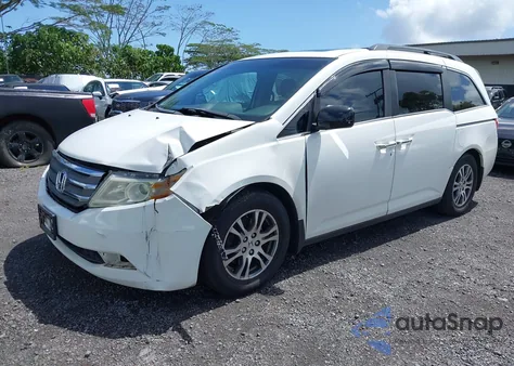 2012 Honda Odyssey Ex-L из США, поврежденный, VIN 5FNRL5H60CB051797